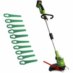 LITZEE 60 Pcs Green Plastic Edge Trimmer,Plastic Lawnmower Blades,Plastic Trimmer Blades,Lawn Mower Accessories 9 LITZEE 60 Pcs Green Plastic Edge Trimmer,Plastic Lawnmower Blades,Plastic Trimmer Blades,Lawn Mower Accessories -France Tondeuse Soldes Boutique 51552679 3