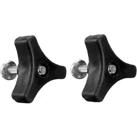 LITZEE Tondeuse à Vis Nut Triple Angle Poignée Bouton écrou Boulon Outils De Matériel De Pièces De Rechange En Plastique Tête En Forme D'étoile Poignée De Serrage Bouton Filetage Femelle Vis De Pouce Noir 3 LITZEE Tondeuse à Vis Nut Triple Angle Poignée Bouton écrou Boulon Outils De Matériel De Pièces De Rechange En Plastique Tête En Forme D'étoile Poignée De Serrage Bouton Filetage Femelle Vis De Pouce Noir