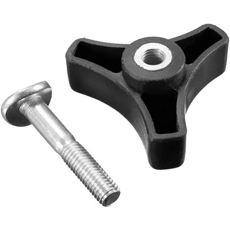 LITZEE Tondeuse à Vis Nut Triple Angle Poignée Bouton écrou Boulon Outils De Matériel De Pièces De Rechange En Plastique Tête En Forme D'étoile Poignée De Serrage Bouton Filetage Femelle Vis De Pouce Noir 6 LITZEE Tondeuse à Vis Nut Triple Angle Poignée Bouton écrou Boulon Outils De Matériel De Pièces De Rechange En Plastique Tête En Forme D'étoile Poignée De Serrage Bouton Filetage Femelle Vis De Pouce Noir – Image 4