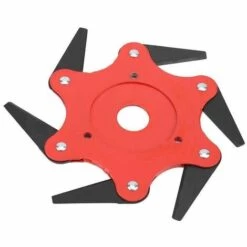 60mm 6 Dents Extérieur Lames De Coupe-herbe Tondeuse à Gazon Coupe-herbe Tête De Machine (Rouge),Fontainebleau