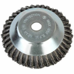 LIFCAUSAL Tête De Coupe Débroussailleuse Tête De Tondeuse à Gazon D'extérieur Tête De Rasoir En Fil D'acier Accessoires De Tête De Coupe Outil De Mangeur D'herbe Remplacement Extra Résistant Pour Meuleuses D'angle De Peinture Antirouille