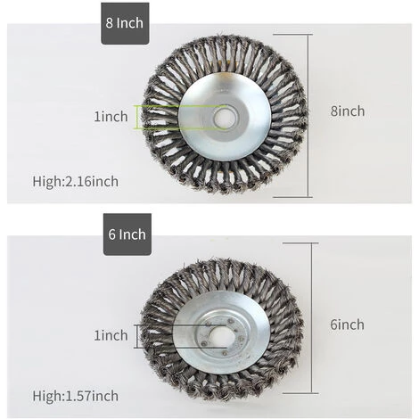LIFCAUSAL Tête De Coupe Débroussailleuse Tête De Tondeuse à Gazon D'extérieur Tête De Rasoir En Fil D'acier Accessoires De Tête De Coupe Outil De Mangeur D'herbe Remplacement Extra Résistant Pour Meuleuses D'angle De Peinture Antirouille 4 LIFCAUSAL Tête De Coupe Débroussailleuse Tête De Tondeuse à Gazon D'extérieur Tête De Rasoir En Fil D'acier Accessoires De Tête De Coupe Outil De Mangeur D'herbe Remplacement Extra Résistant Pour Meuleuses D'angle De Peinture Antirouille – Image 2
