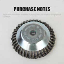 LIFCAUSAL Tête De Coupe Débroussailleuse Tête De Tondeuse à Gazon D'extérieur Tête De Rasoir En Fil D'acier Accessoires De Tête De Coupe Outil De Mangeur D'herbe Remplacement Extra Résistant Pour Meuleuses D'angle De Peinture Antirouille 9 LIFCAUSAL Tête De Coupe Débroussailleuse Tête De Tondeuse à Gazon D'extérieur Tête De Rasoir En Fil D'acier Accessoires De Tête De Coupe Outil De Mangeur D'herbe Remplacement Extra Résistant Pour Meuleuses D'angle De Peinture Antirouille -France Tondeuse Soldes Boutique 52587632 3