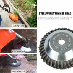 LIFCAUSAL Tête De Coupe Débroussailleuse Tête De Tondeuse à Gazon D'extérieur Tête De Rasoir En Fil D'acier Accessoires De Tête De Coupe Outil De Mangeur D'herbe Remplacement Extra Résistant Pour Meuleuses D'angle De Peinture Antirouille 10 LIFCAUSAL Tête De Coupe Débroussailleuse Tête De Tondeuse à Gazon D'extérieur Tête De Rasoir En Fil D'acier Accessoires De Tête De Coupe Outil De Mangeur D'herbe Remplacement Extra Résistant Pour Meuleuses D'angle De Peinture Antirouille -France Tondeuse Soldes Boutique 52587632 4