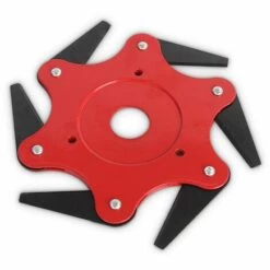 LIFCAUSAL Tête De Coupe Débroussailleuse Tête De Tondeuse à Gazon Extérieure 65Mn Acier Tête De Coupe-herbe Outil De Désherbage Extra Heavy Duty Remplacement Pour Coupe-bordures