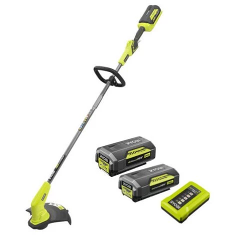 Pack RYOBI Coupe Bordures 36V LithiumPlus RY36LT33A-120 - 2 Batteries 36V LithiumPlus 4.0Ah - 2.0Ah - 1 Chargeur 3 Pack RYOBI Coupe Bordures 36V LithiumPlus RY36LT33A-120 - 2 Batteries 36V LithiumPlus 4.0Ah - 2.0Ah - 1 Chargeur