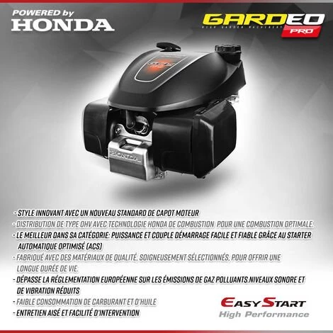 GARDEOPRO Tondeuse Thermique Tractée 167CC Avec Moteur Honda, Mulching Et éjection Latérale - Gardeo Pro 6 GARDEOPRO Tondeuse Thermique Tractée 167CC Avec Moteur Honda, Mulching Et éjection Latérale - Gardeo Pro – Image 4