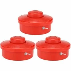 ABCRITAL 3Pcs Têtes De Trimmer Universel Herbe Tondeuse,Têtes De Remplacement Débroussailleuse Chaîne Set Brosse Coupeur Accessoire Outils Électriques Pour Jardin Pelouse Patio