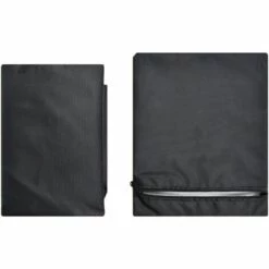 VERSAILLESFR Housse Pour Machine à Gazon Imperméable Et Résistante Avec Protection UV Universelle Avec Cordon De Serrage Noir XXL 245 X 50 X 140 Cm,Versailles -France Tondeuse Soldes Boutique 54047155 3