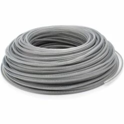 VERSAILLESFR Fil Coupe Bordure Universel, Ligne De Trimmer En Acier 3.0 Mm, Fil D'acier Débroussailleuse Robuste Pour Bosse Tête Tondeuse À Gazon De Jardinage 40m,Versailles