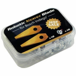 THSINDE Lame De Rechange En Titane Pour Tondeuse Bosch Indego, Lot De 18 Lame De Tondeuse à Gazon, Faucheuses à Gazon Accessoires Avec Vis -France Tondeuse Soldes Boutique 54142419 3