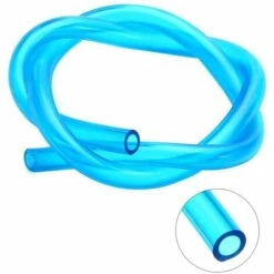 CYCLINGCOLORS Durite Essence 2,5mm Intérieur X 5,5mm X 1m Silicone Bleu Transparent Tondeuse Tracteur Débroussailleuse Tronçonneuse Tuyau Carburant