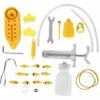 FLYME Kit De Purge De Frein De Vélo, Kit De Purge D'huile De Frein à Disque Hydraulique, Outil De Réparation De Vélo Adapté -France Tondeuse Soldes Boutique 54917157 1