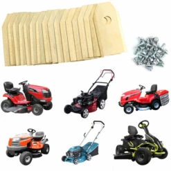 TolleTour 30 Lames De Rechange TITAN 0,75mm Pour Tondeuses-robots Husqvarna Automower Gardena - Jaune