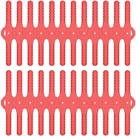 REGALOS Les Lames De La Tête Du Coupe-bordures à Fil Remplacent, 24 Lames En Plastique Pour PC De Rechange Pour Tondeuse à Gazon à Batterie 3 REGALOS Les Lames De La Tête Du Coupe-bordures à Fil Remplacent, 24 Lames En Plastique Pour PC De Rechange Pour Tondeuse à Gazon à Batterie
