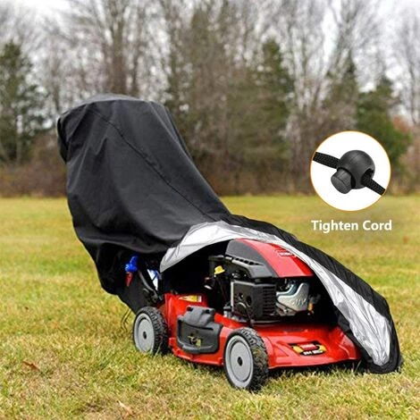 HKLFFJA Housse Pour Tondeuse à Gazon, étanche, Anti-poussière Et Anti-UV, En 190T, Avec Cordon De Serrage Et Sac De Rangement Pour Extérieur/intérieur - 188 X 99 X 63,5 Cm 7 HKLFFJA Housse Pour Tondeuse à Gazon, étanche, Anti-poussière Et Anti-UV, En 190T, Avec Cordon De Serrage Et Sac De Rangement Pour Extérieur/intérieur - 188 X 99 X 63,5 Cm – Image 5
