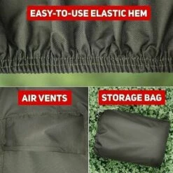 HKLFFJA Couverture De Bâche De Tondeuse À Gazon Couverture De Capot Pour Tracteur À Gazon 210D Fibres De Polyester Imperméable À L'eau Protection UV Couverture De Protection Garage Protection Contre -France Tondeuse Soldes Boutique 55254624 4