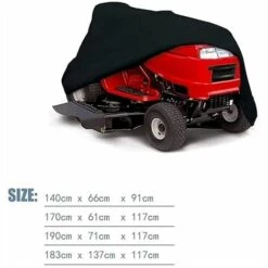 HKLFFJA Housse Pour Tondeuse À Gazon Autoportée, Tondeuse À Gazon Bâche Housse De Capot Housse Étanche Pour Tracteur De Jardin Autoporté (Color : Black, Size : 170 * 61 * 117cm) 10 HKLFFJA Housse Pour Tondeuse À Gazon Autoportée, Tondeuse À Gazon Bâche Housse De Capot Housse Étanche Pour Tracteur De Jardin Autoporté (Color : Black, Size : 170 * 61 * 117cm) -France Tondeuse Soldes Boutique 55254631 4