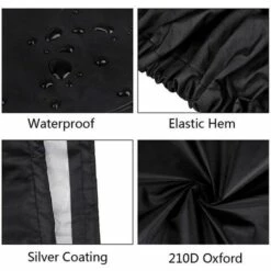 HKLFFJA Bâche Voiture, Couverture Pour La Couverture De Tondeuse à Lawn Du Tracteur Solaire Imperméable Tous Protection Météo (Color Name : Black, Size : S) 10 HKLFFJA Bâche Voiture, Couverture Pour La Couverture De Tondeuse à Lawn Du Tracteur Solaire Imperméable Tous Protection Météo (Color Name : Black, Size : S) -France Tondeuse Soldes Boutique 55255350 4