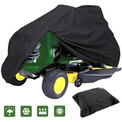 HKLFFJA Bâche Voiture, Couverture Pour La Couverture De Tondeuse à Lawn Du Tracteur Solaire Imperméable Tous Protection Météo (Color Name : Black, Size : S) 4 HKLFFJA Bâche Voiture, Couverture Pour La Couverture De Tondeuse à Lawn Du Tracteur Solaire Imperméable Tous Protection Météo (Color Name : Black, Size : S) – Image 2