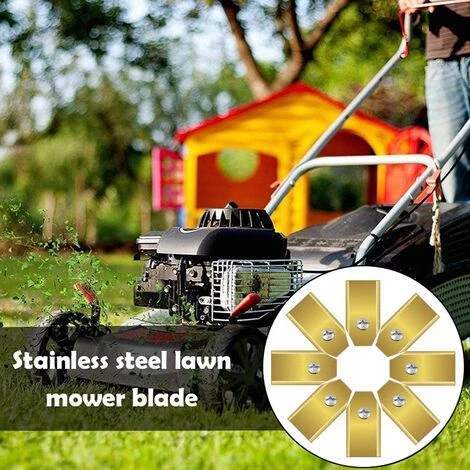 SUPERMARKET 30x LONGUE DURÉE Lames De TondeuseTondeuses Robotiques - Lame Robot Tondeuse En Titane + 30 Vis,Superma,or 6 SUPERMARKET 30x LONGUE DURÉE Lames De TondeuseTondeuses Robotiques - Lame Robot Tondeuse En Titane + 30 Vis,Superma,or – Image 4