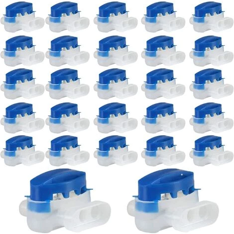 SUPERMARKET 40 PCS Connecteurs Cable Robot Tondeuse Remplis De Gel Résine, Connecteurs Étanche 314 Pour Connecteurs Robot Tondeuse Automower- Étanches, Sûrs, Dénudage Inutile,Superma,bleu 3 SUPERMARKET 40 PCS Connecteurs Cable Robot Tondeuse Remplis De Gel Résine, Connecteurs Étanche 314 Pour Connecteurs Robot Tondeuse Automower- Étanches, Sûrs, Dénudage Inutile,Superma,bleu