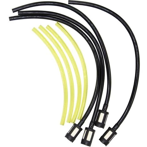 SUPERMARKET Kit De Filtre à Essence Universel Joint Tuyau D'Essence Universel De Rechange Pour Débroussailleuse Tondeuse À Gazon Tronconneuse Taille-Haie Élagueur,Superma,noir,4 Pièces 4 SUPERMARKET Kit De Filtre à Essence Universel Joint Tuyau D'Essence Universel De Rechange Pour Débroussailleuse Tondeuse À Gazon Tronconneuse Taille-Haie Élagueur,Superma,noir,4 Pièces – Image 2