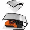 Hengda Garage Pour Tondeuse à Gazon Protection Solaire Robot De Tonte Toit Capot De Protection Outils De Jardinage - Noir
