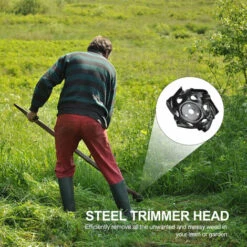 SUPERSELLER Accessoire Pour Tondeuse Et Autoportée Tête De Coupe Lame De Coupe Tête De Tondeuse à Gazon D'extérieur Tête De Rasoir En Acier Accessoires D'affûtage De Tête Outil De Mangeur D'herbe Remplacement Très Résistant - Le Noir 11 SUPERSELLER Accessoire Pour Tondeuse Et Autoportée Tête De Coupe Lame De Coupe Tête De Tondeuse à Gazon D'extérieur Tête De Rasoir En Acier Accessoires D'affûtage De Tête Outil De Mangeur D'herbe Remplacement Très Résistant - Le Noir -France Tondeuse Soldes Boutique 56095309 5