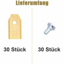 Randaco 30 Lames De Rechange TITAN 0,75mm Pour Tondeuses-robots Husqvarna Automower Gardena - Jaune -France Tondeuse Soldes Boutique 56395061 2