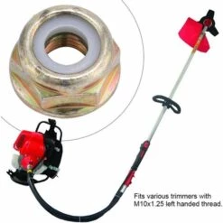 TINOR Écrou De Lame, écrou De Filetage Universel à Main Gauche M10x1,25, Robuste Et Durable, Accessoire Très Pratique Pour Débroussailleuse, Débroussailleuse(5 Pcs) -France Tondeuse Soldes Boutique 56702785 5