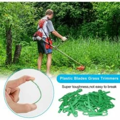 HKLFFJA 120pcs Lames En Plastique De Rechange Pour Coupe Bordure Lame De Tondeuse à Gazon Lames Pour Débroussailleuse Sans Fil Lames De Coupe De Remplacement Pour Jardin Pelouse (Vert) 11 HKLFFJA 120pcs Lames En Plastique De Rechange Pour Coupe Bordure Lame De Tondeuse à Gazon Lames Pour Débroussailleuse Sans Fil Lames De Coupe De Remplacement Pour Jardin Pelouse (Vert) -France Tondeuse Soldes Boutique 57020312 5