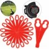 HKLFFJA 20 Pcs Lames De Tondeuse Pour RT250 Jardin Pelouse Tondeuse Accessoires,lames De Rechange,couteau En Plastique, Coupe-bordures Sans Fil 2 HKLFFJA 20 Pcs Lames De Tondeuse Pour RT250 Jardin Pelouse Tondeuse Accessoires,lames De Rechange,couteau En Plastique, Coupe-bordures Sans Fil -France Tondeuse Soldes Boutique 57020351 1