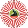 HKLFFJA 120pcs Lames En Plastique De Rechange Pour Coupe Bordure Lame De Tondeuse à Gazon Lames Pour Débroussailleuse Sans Fil Lames De Coupe De Remplacement Pour Jardin Pelouse (Vert)