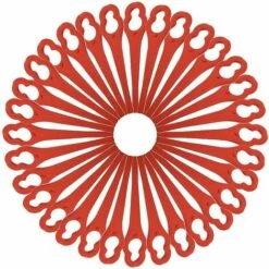 HKLFFJA Lot De 100 Lames De Rechange En Plastique Pour Ferrex/Aldi FAR 20-1 97699 2002706 FE220