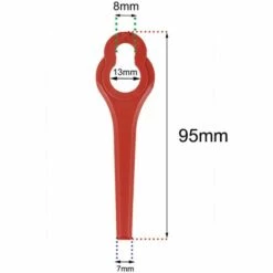 HKLFFJA Lot De 100 Lames De Rechange En Plastique Pour Ferrex/Aldi FAR 20-1 97699 2002706 FE220 11 HKLFFJA Lot De 100 Lames De Rechange En Plastique Pour Ferrex/Aldi FAR 20-1 97699 2002706 FE220 -France Tondeuse Soldes Boutique 57020440 5