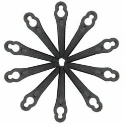 CHANCEY Lames De Tondeuse,Lames En Plastique De Tondeuse Rechange Robuste 100pcs Jardin Pelouse Tondeuse Accessoires,SEMAket,noir -France Tondeuse Soldes Boutique 57137655 5