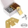 LITZEE 45 X Lames De Couteau En Titane Pour Toutes Les Tondeuses Robotiques Husqvarn/Automower/ Yardforce/Gardena(3g-0.75mm) Avec 45 Vis, Lames De Rechange Pour Modèles 105,310,315,320,420,430x,r40i -France Tondeuse Soldes Boutique 57342659 1