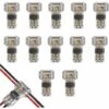 FLYME 12Pcs Connecteurs De Câble En T, 12V Etanches Connecteur De Fil Electrique à 2 Broches Connecteur Basse Tension Pour Connexion Electrique Temporaire / Audio / Vidéo / Eclairage 2 FLYME 12Pcs Connecteurs De Câble En T, 12V Etanches Connecteur De Fil Electrique à 2 Broches Connecteur Basse Tension Pour Connexion Electrique Temporaire / Audio / Vidéo / Eclairage -France Tondeuse Soldes Boutique 57355370 1