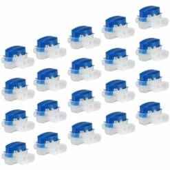 HKLFFJA 20pcs Connecteurs De Câble Remplis Des Résines Connecteur Husqvarna Automower Connecteur Étanche Pour Jardin Extérieur Jardin Robot Tondeuse Automower Résiste à L’eau Et Aux Intempéries