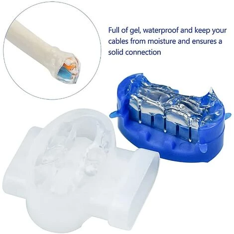 HKLFFJA Connecteurs De Câble,Set De Connecteurs De Câbles,Lot De 40 Connecteurs De Câble Remplis Des Résines,Étanches,Sûrs,Dénudage Inutile,pour Robot Tondeuse Jardin Extérieur Et Voiture 5 HKLFFJA Connecteurs De Câble,Set De Connecteurs De Câbles,Lot De 40 Connecteurs De Câble Remplis Des Résines,Étanches,Sûrs,Dénudage Inutile,pour Robot Tondeuse Jardin Extérieur Et Voiture – Image 3