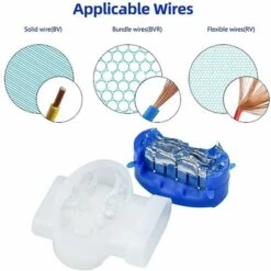 HKLFFJA Connecteurs De Câble,Set De Connecteurs De Câbles,Lot De 40 Connecteurs De Câble Remplis Des Résines,Étanches,Sûrs,Dénudage Inutile,pour Robot Tondeuse Jardin Extérieur Et Voiture 10 HKLFFJA Connecteurs De Câble,Set De Connecteurs De Câbles,Lot De 40 Connecteurs De Câble Remplis Des Résines,Étanches,Sûrs,Dénudage Inutile,pour Robot Tondeuse Jardin Extérieur Et Voiture -France Tondeuse Soldes Boutique 57478687 4