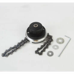 DONTODENT Tête De Fauche à Chaîne - Tête De Fauche à Chaîne - Tête De Faucheuse Irrigatrice - Tête De Faucheuse Sarcleuse - Noir - Entretoise Universelle 25.4mm -France Tondeuse Soldes Boutique 57922239 3