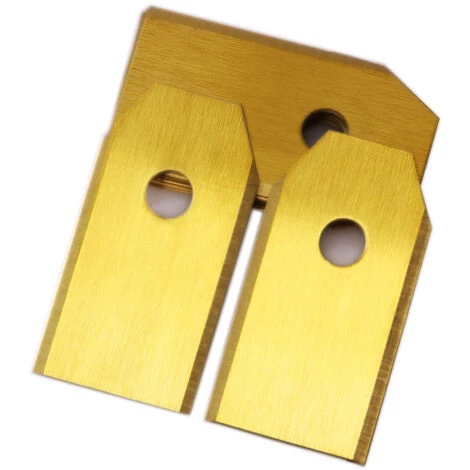 GUAZHUNIFR 30x Lames De Rechange En Acier Inoxydable Revêtu De Titane Compatible - Comprend Des Vis,GUA.B/bon 7 GUAZHUNIFR 30x Lames De Rechange En Acier Inoxydable Revêtu De Titane Compatible - Comprend Des Vis,GUA.B/bon – Image 5