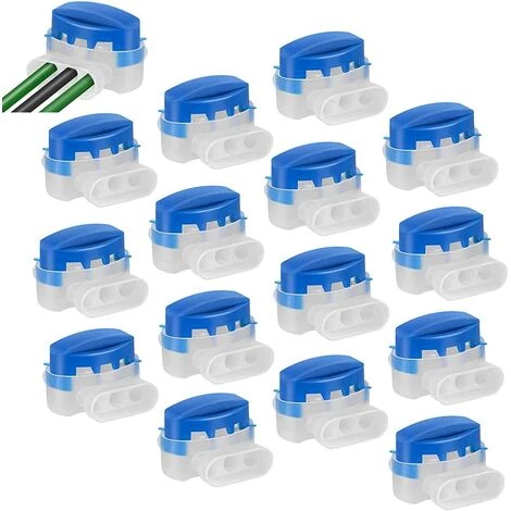 TINOR 20 Pièces Connecteurs De Câble Remplis Des Résines Connecteur Etanche 3 Trous Avec Pince Auto-Dénudante ABS Isolé Pour Les Tondeuses à Gazon Robotisées D'Extérieur, Les Jardins 3 TINOR 20 Pièces Connecteurs De Câble Remplis Des Résines Connecteur Etanche 3 Trous Avec Pince Auto-Dénudante ABS Isolé Pour Les Tondeuses à Gazon Robotisées D'Extérieur, Les Jardins