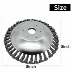 GRID COOL Lame De Coupe-herbe à Tête De Coupe-herbe De 8 Pouces Avec Kit D'adaptateur Universel 4pcs -France Tondeuse Soldes Boutique 58347557 4