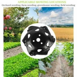 GRID COOL Tête De Coupe Herbe, Tête De Désherbage, Tete Mauvaise Herbe, Tete Coupe Bordure Universelle, Tete De Debroussailleuse Acier, Debroussailleuse Accessoires, Pour Maison Jardin, -France Tondeuse Soldes Boutique 58349423 3