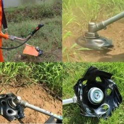 GRID COOL Tête De Coupe Herbe, Tête De Désherbage, Tete Mauvaise Herbe, Tete Coupe Bordure Universelle, Tete De Debroussailleuse Acier, Debroussailleuse Accessoires, Pour Maison Jardin, -France Tondeuse Soldes Boutique 58349423 4