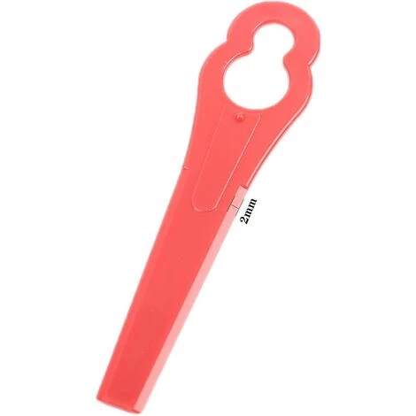 FVBJD 200 Pieces Lames En Plastique De Rechange,Lame Plastique Coupe Bordure,Lame Coupe Bordure,Lame En Plastique Générale,Lames En Plastique Pour Tondeuse Sans Fil Pour Jardins Et Pelouses (50) 5 FVBJD 200 Pieces Lames En Plastique De Rechange,Lame Plastique Coupe Bordure,Lame Coupe Bordure,Lame En Plastique Générale,Lames En Plastique Pour Tondeuse Sans Fil Pour Jardins Et Pelouses (50) – Image 3