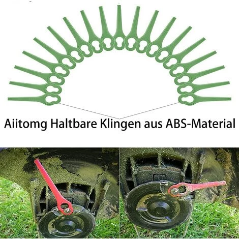 FVBJD 30 Pièces Lames En Plastique,Florabest Border Cutter, Lame De Tondeuse En Plastique Pour Coupe Bordure Florabest(La Couleur Verte) 5 FVBJD 30 Pièces Lames En Plastique,Florabest Border Cutter, Lame De Tondeuse En Plastique Pour Coupe Bordure Florabest(La Couleur Verte) – Image 3